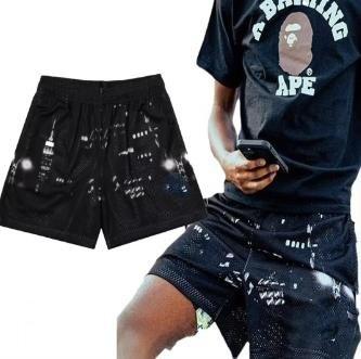 black skyline sports silhouette all day shorts quick-dry, and thermal wear features. Menswear shorts