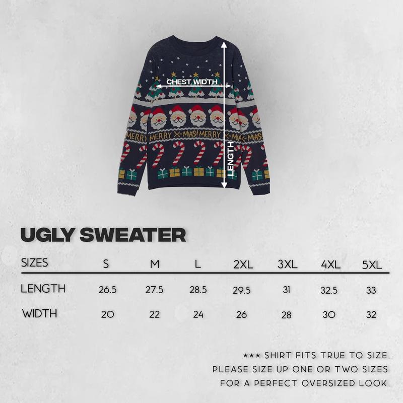 Manfinity Hypemode Plus Size Men's Casual Cartoon Cat Pattern Round Neck Long Sleeve Sweater, Autumn Winter  Knit Sweater, Oversized Pullover, Cozy Knit Jumper, Winter Sweater