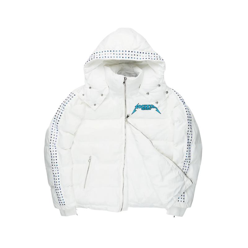 Brink White Heavy Puffer Jacket