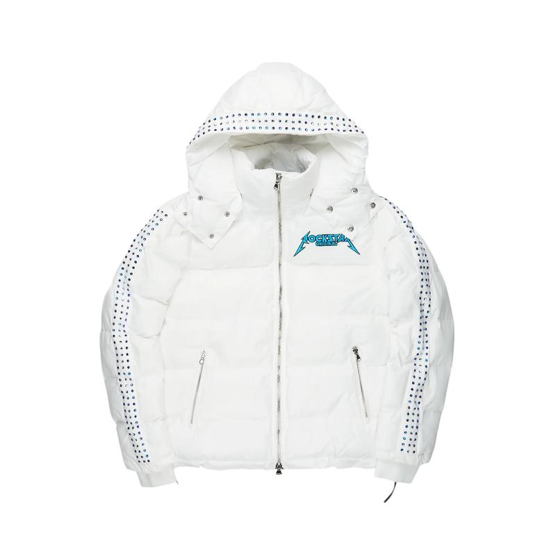 Brink White Heavy Puffer Jacket