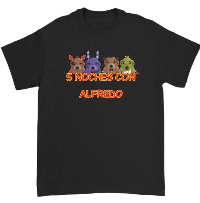 5 Noches Con Alfredo t-shirt, Unisex t shirt Menswear Top Medium Sport Tweed Underwear