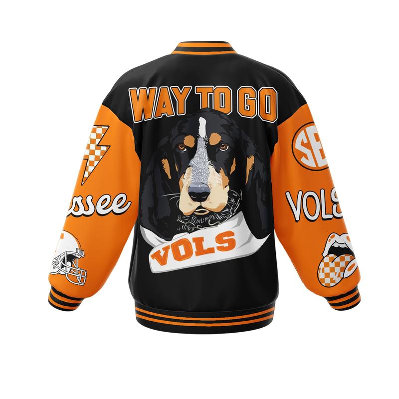 Tennessee Volunteers NCAA New Bomber Baseball Jacket For Fan,  Baseball Jacket Fashion Outer Hip Hop Sweatshirt