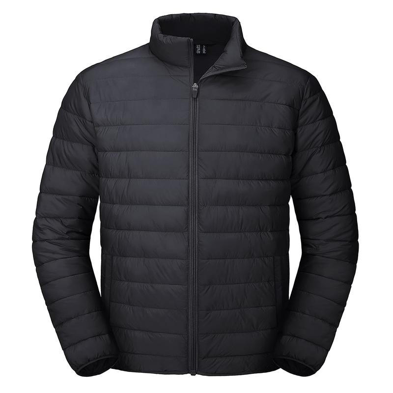 Men's Puffer Jacket Lightweight Warm Winter Coats Water Repellent Windproof Insulated Jacket