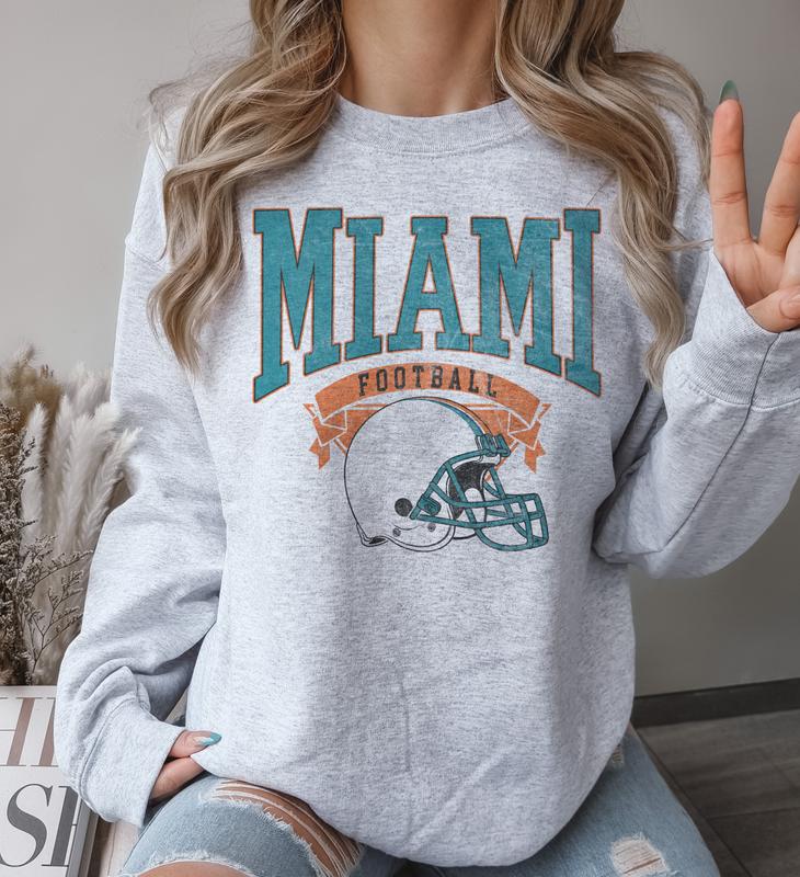 Vintage Football Sweatshirt Hometown Pullover City Football Retro Sweatshirt Casual Fabric Menswear Soft