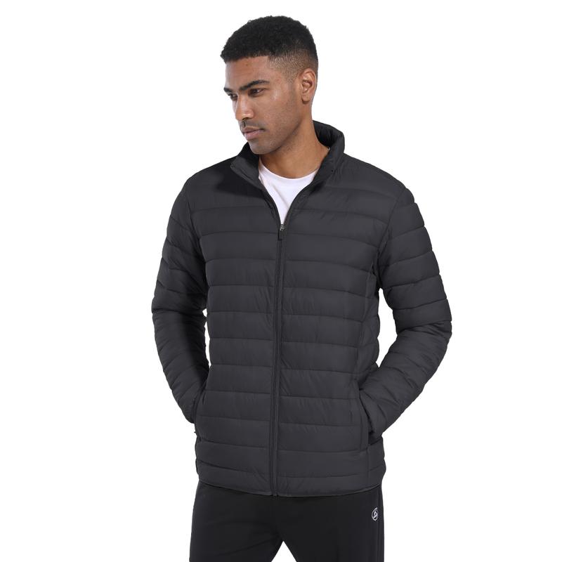 Men's Puffer Jacket Lightweight Warm Winter Coats Water Repellent Windproof Insulated Jacket