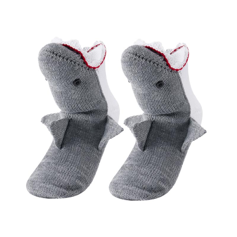 Unisex Knit Funny Animal Crocodile Socks Novelty Shark Crocodile Floor Socks Wool Winter Warm Thick Casual Sock