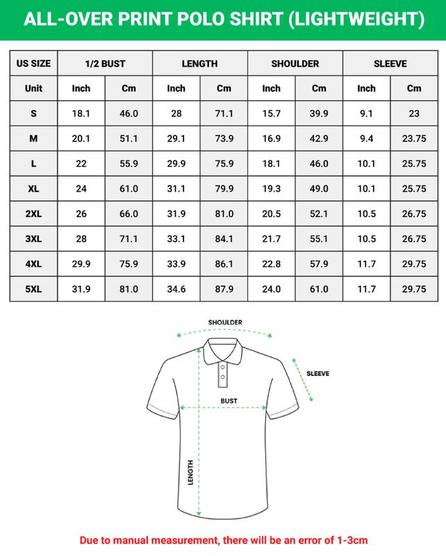 Cute Raincoat Cartoon Character - Funny Golf Polo Shirt