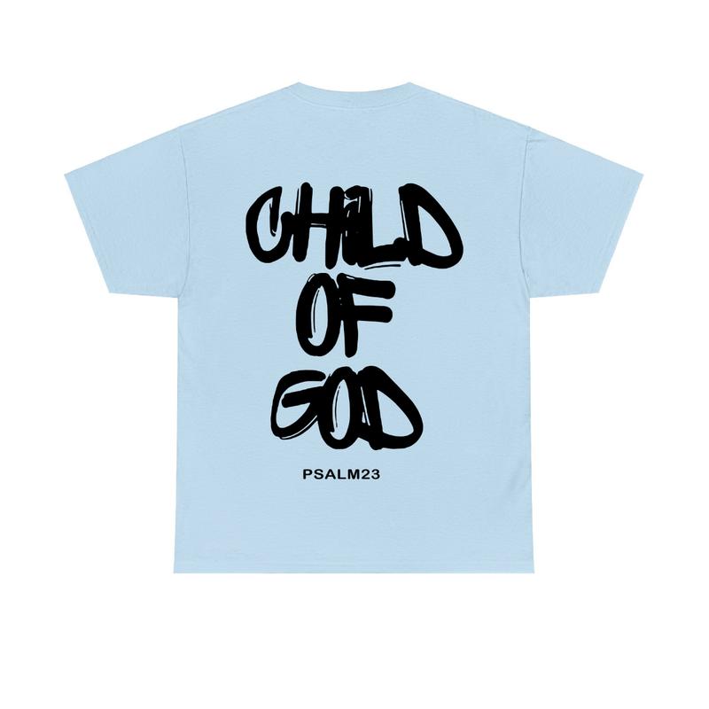 Child of God Tshirt, men's summer Casual Cotton