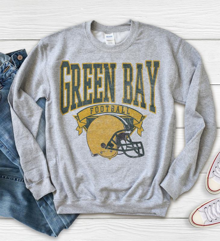 Vintage Football Sweatshirt Hometown Pullover City Football Retro Sweatshirt Casual Fabric Menswear Soft