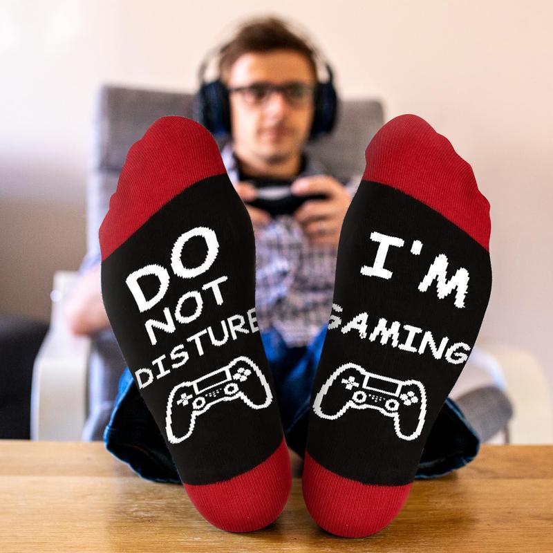 Stocking Stuffers for Men Adults Teens, Christmas Gifts for Teen Boys Birthday Gifts Ideas Gamer Funny  Socks